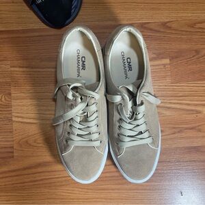 C.M.R. Men's Tan Suede Casual Sneakers Size 11 Elevator Shoes